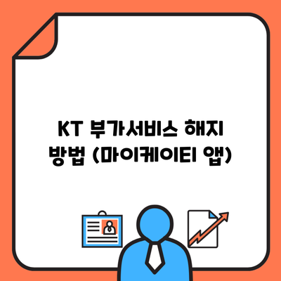 KT 부가서비스 해지 방법 (마이케이티 앱)