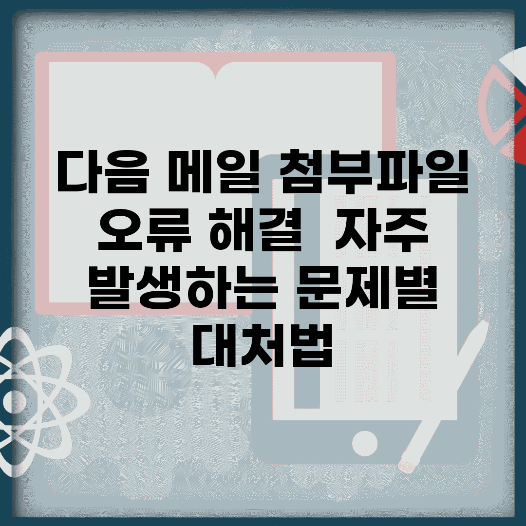 다음 메일 첨부파일 오류 해결 | 자주 발생하는 문제별 대처법