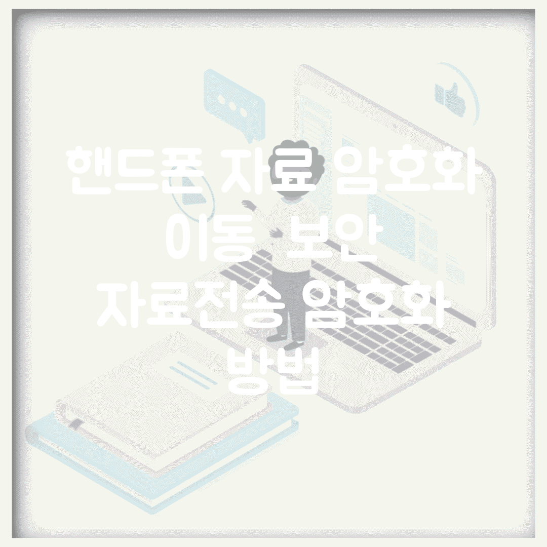 핸드폰 자료 암호화 이동 | 보안 자료전송 암호화 방법