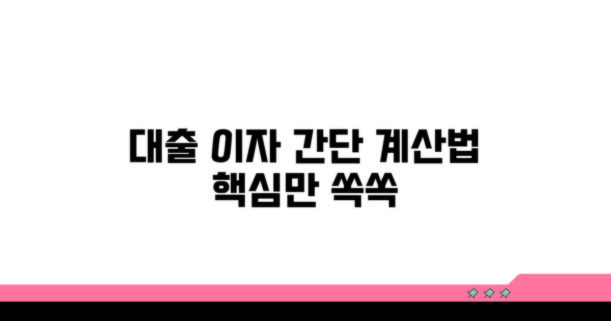 대출 이자율 계산, 복잡하지 않아요