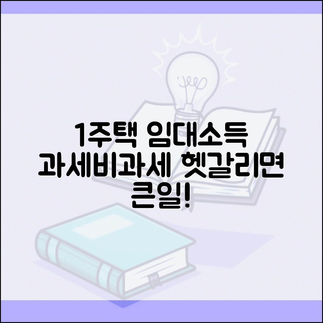 1세대1주택 임대소득 과세 | 임대소득 비과세와 과세 기준