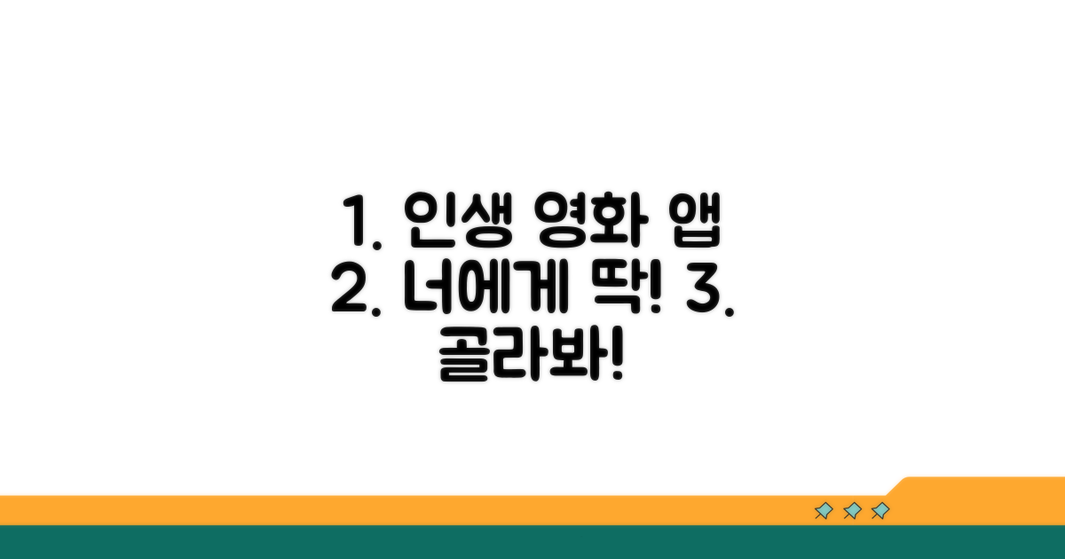 나에게 딱 맞는 영화 앱 선택법