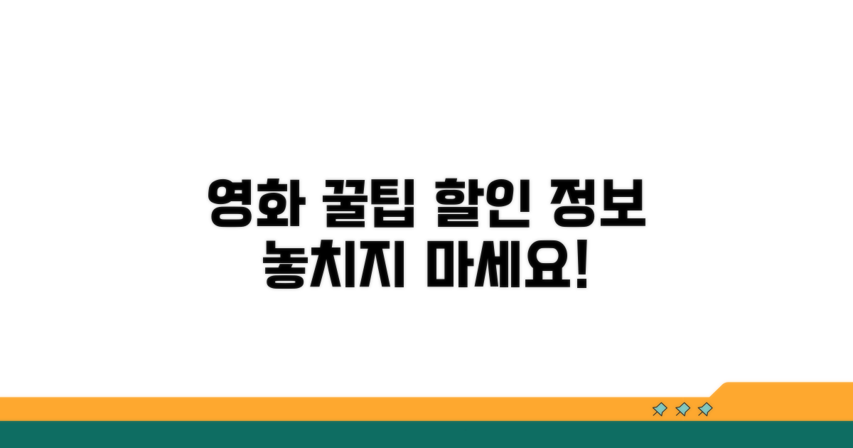 영화 정보 + 할인 꿀팁 활용법