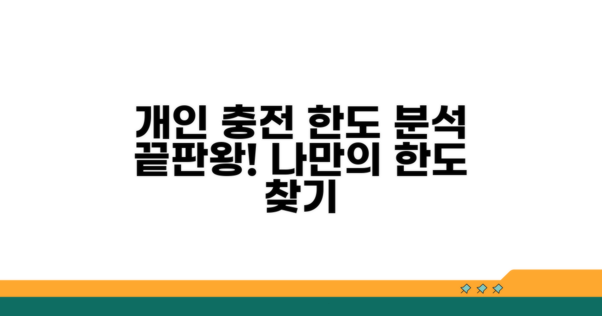개인별 충전 한도 상세 분석