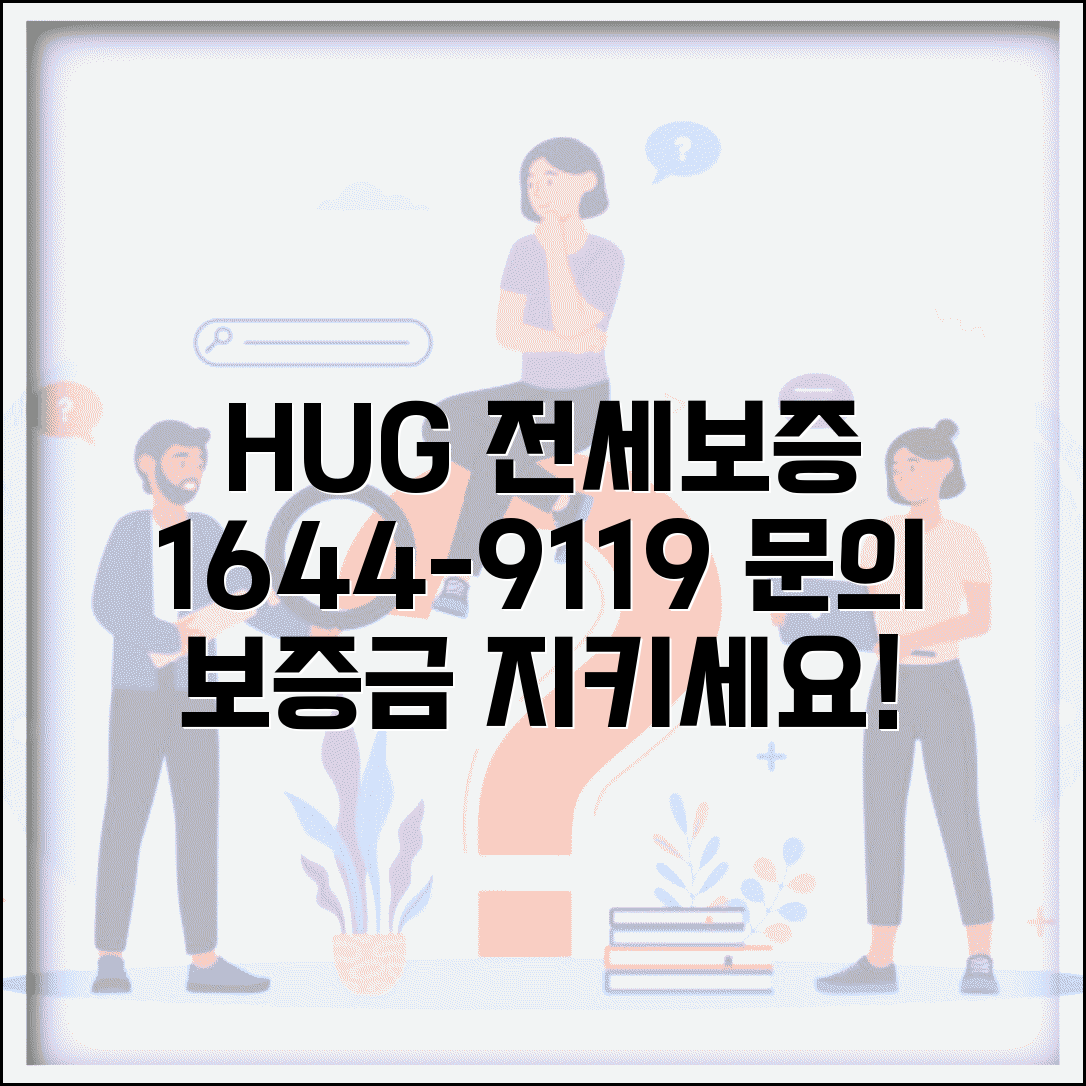 허그 전세보증보험 전화번호 1644-9119 | HUG 전세보증금반환보증 가입과 보장 범위 상담
