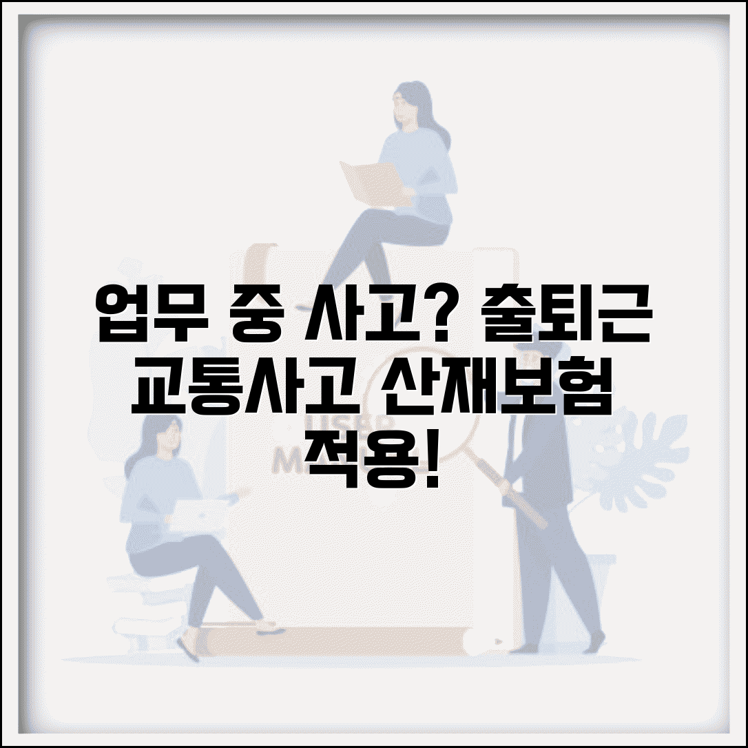 업무상 사고 산재 적용 | 출퇴근 업무 중 교통사고 산재보험 적용 기준