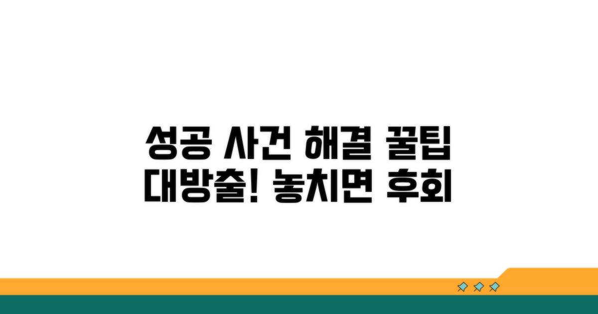 성공적인 사건 해결을 위한 꿀팁