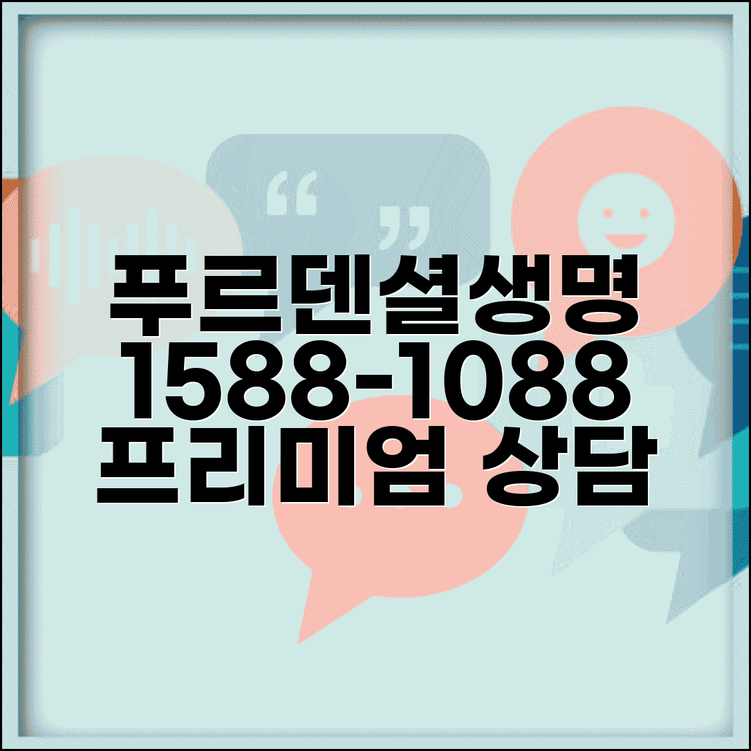 푸르덴셜생명 전화번호 1588-1088 | 푸르덴셜 외국계 생명보험과 프리미엄 서비스 상담