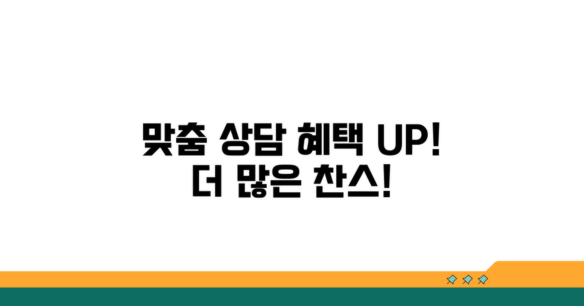 맞춤 상담으로 혜택 더하기