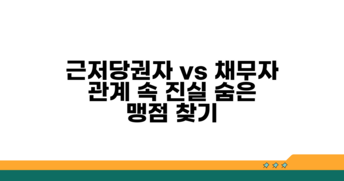 근저당권설정자와 채무자, 그 관계