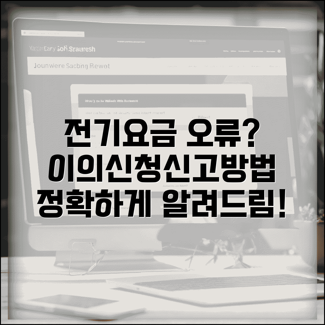 전기요금 이의신청 | 요금 이상시 신고 | 검침오류 신고방법