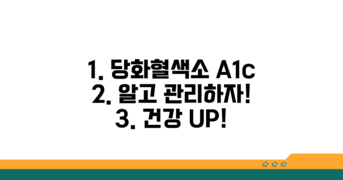 당화혈색소 이해와 관리법