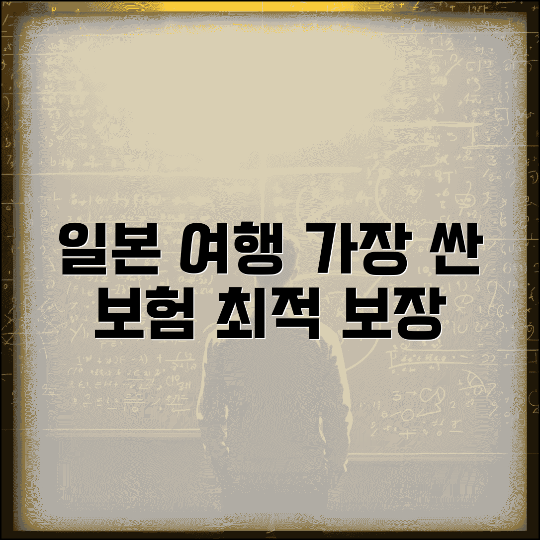 일본여행자보험 맞춤 상품 | 일본 의료비 특성 고려한 최적 보장과 저렴한 보험료