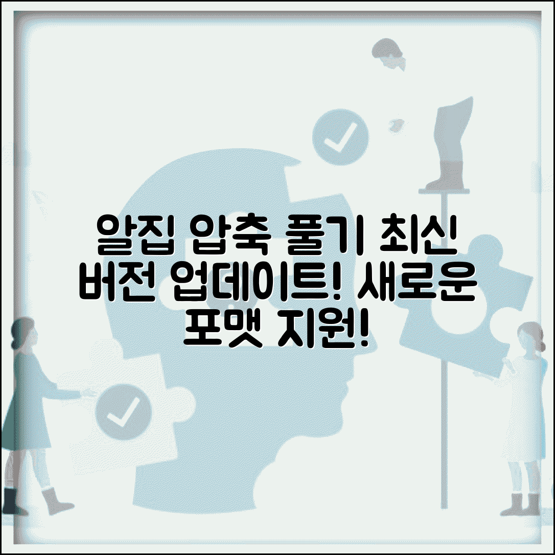 알집압축풀기 최신 버전 활용 | 업데이트된 기능과 새로운 압축 포맷 지원 범위