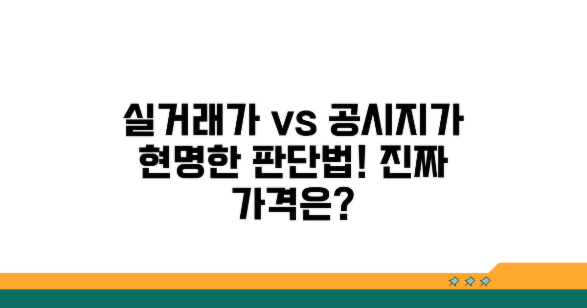 실거래가 vs 공시지가, 현명한 판단법