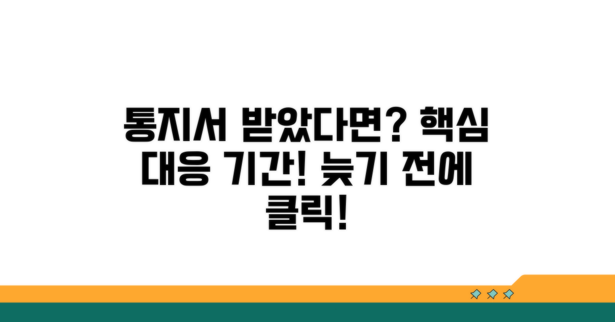 통지서 수령 후 법정 대응 기간