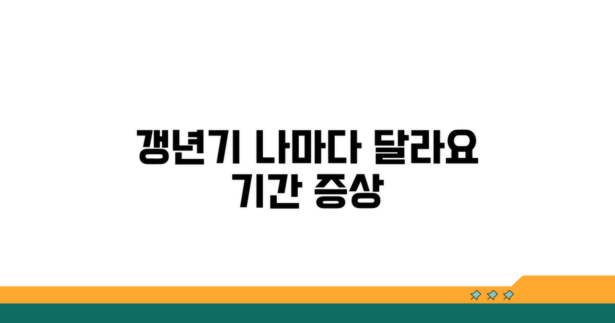 갱년기 증상, 기간은 사람마다 달라요