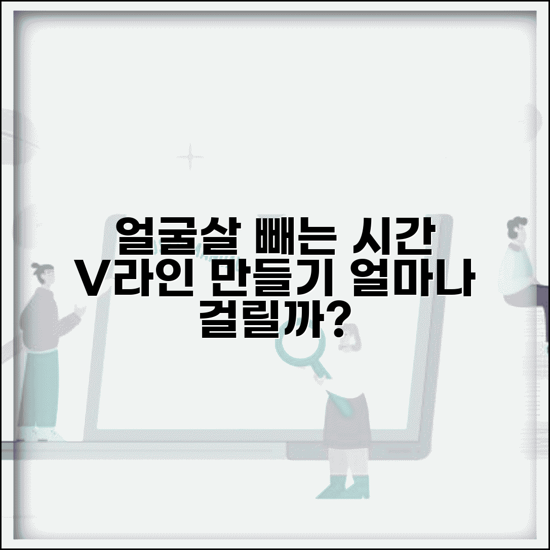 얼굴살 빼는데 얼마나 걸리는지 | 안면 살 제거와 V라인 만들기 소요 시간