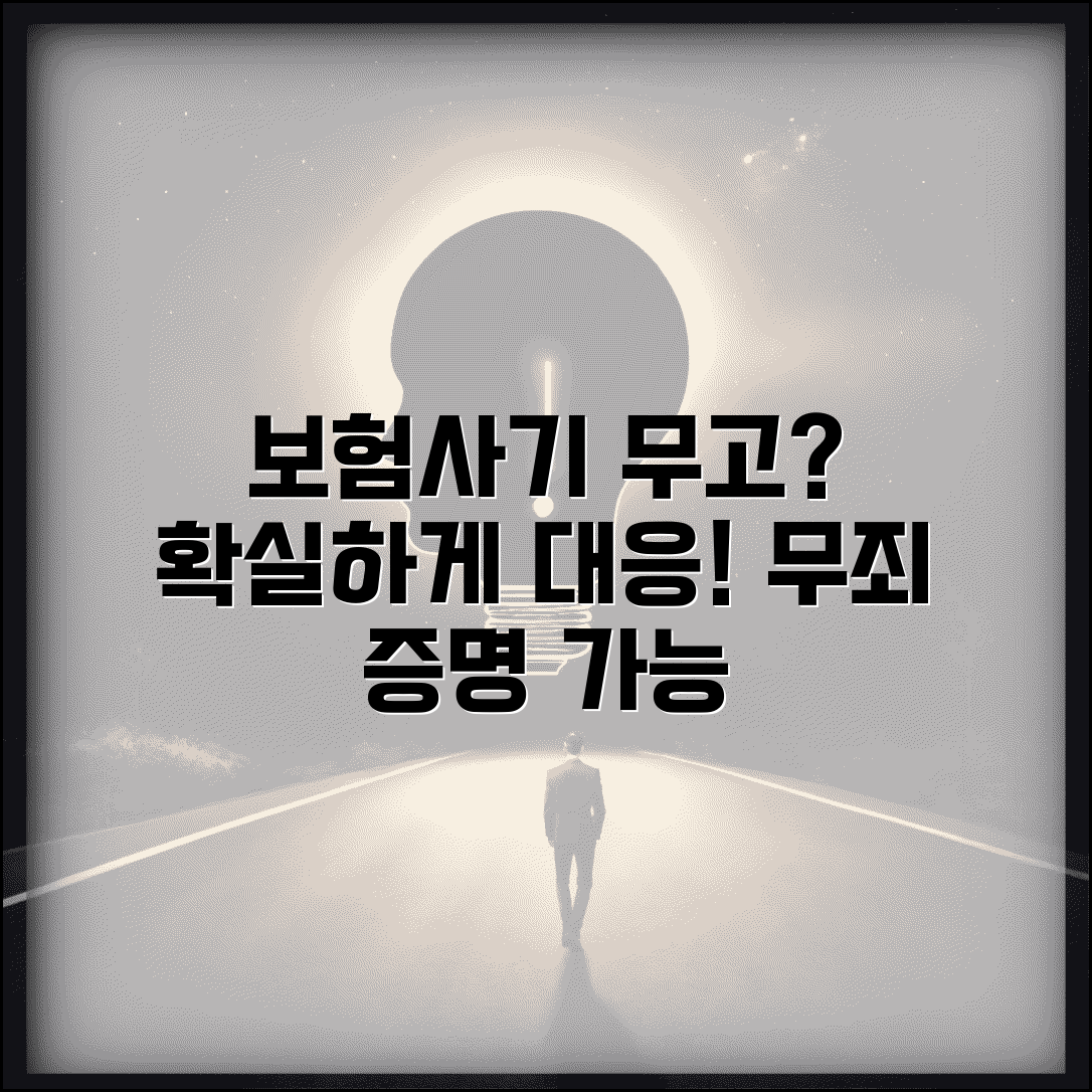 보험사기 무고 대응 방법 | 보험 사기 혐의 대응