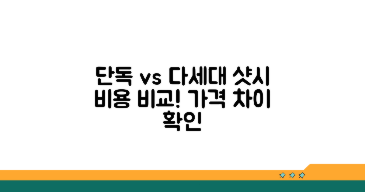 단독주택 vs 다세대 샷시 비용 비교