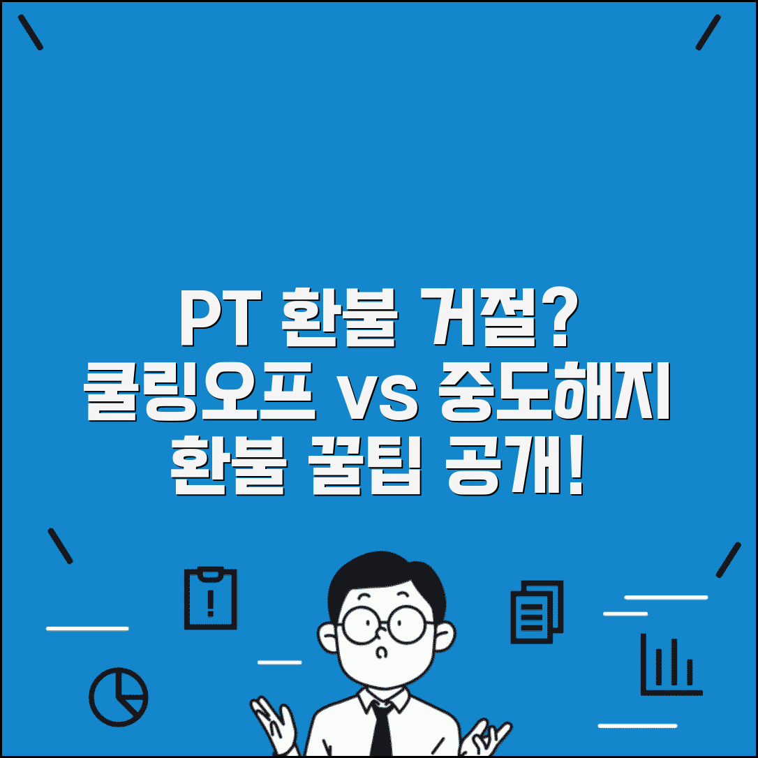 헬스장 PT 환불 거절당했을때 | 쿨링오프 vs 중도해지 차이점