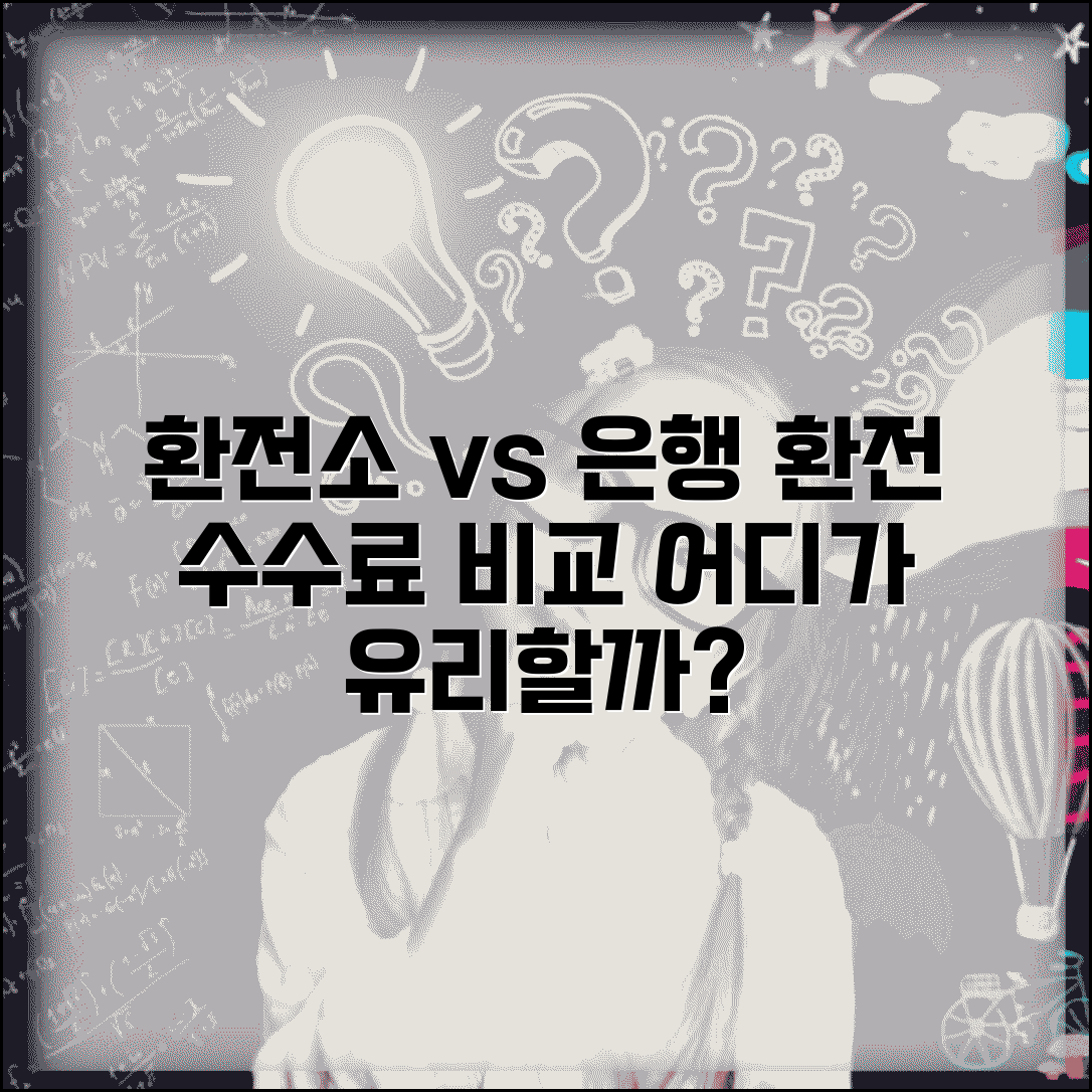 환전소 은행 차이 장단점 비교 | 환전소 vs 은행 수수료 서비스 분석