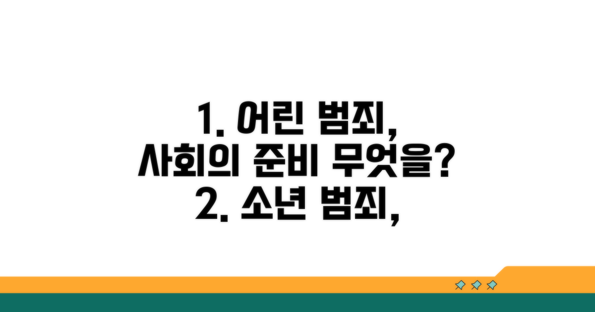 어린 범죄자, 사회는 무엇을 준비하나