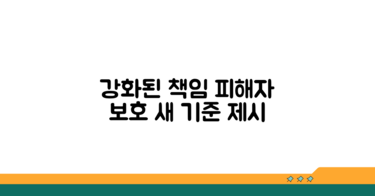 강화된 책임, 피해자 보호의 새 기준
