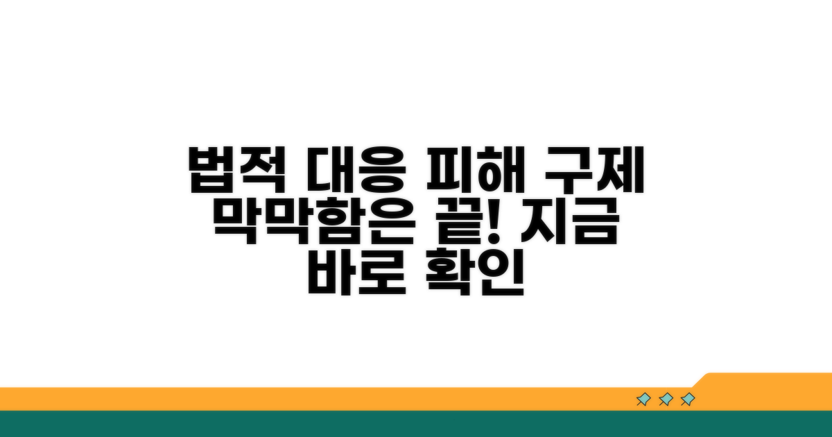 법적 대응 방법과 피해 구제