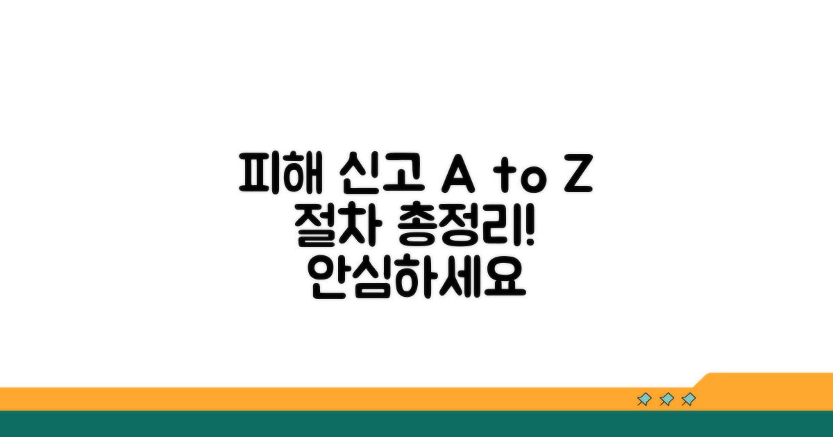 피해 신고 절차 완벽 안내