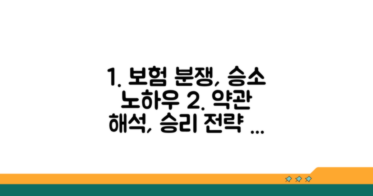 보험 약관 분쟁, 유리한 해석 노하우