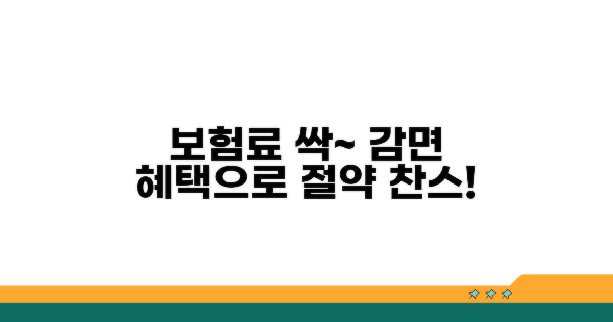 감면 혜택 받고 보험료 절약하기