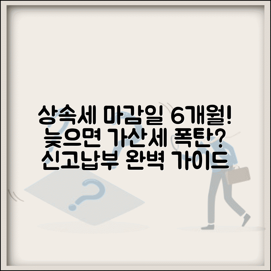 상속세 신고 기한 납부 | 상속세 신고 기간 6개월, 늦으면 어떻게 될까? | 절차, 가산세, 신고 방법 총정리