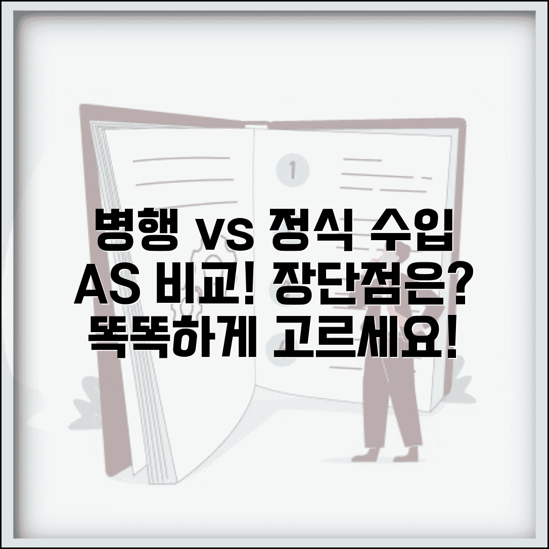 병행수입 정식수입 차이점 AS | 병수 정수 비교와 장단점, AS는?