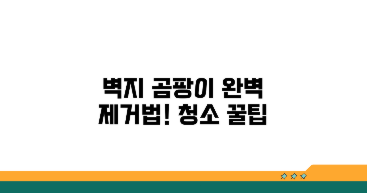 벽지 곰팡이 제거법 완벽 정리