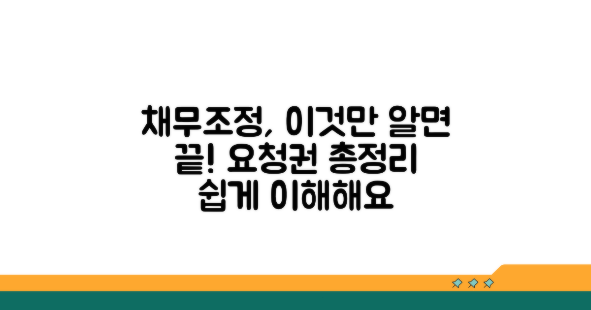 채무조정 요청권 핵심 이해