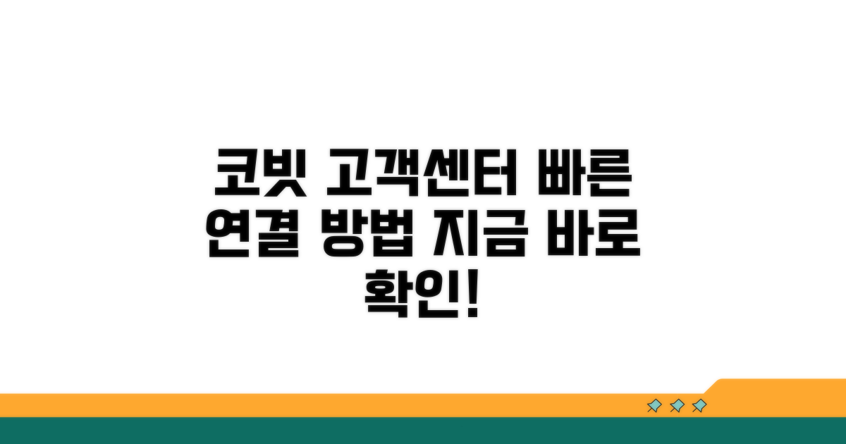 코빗 고객센터 연결 방법