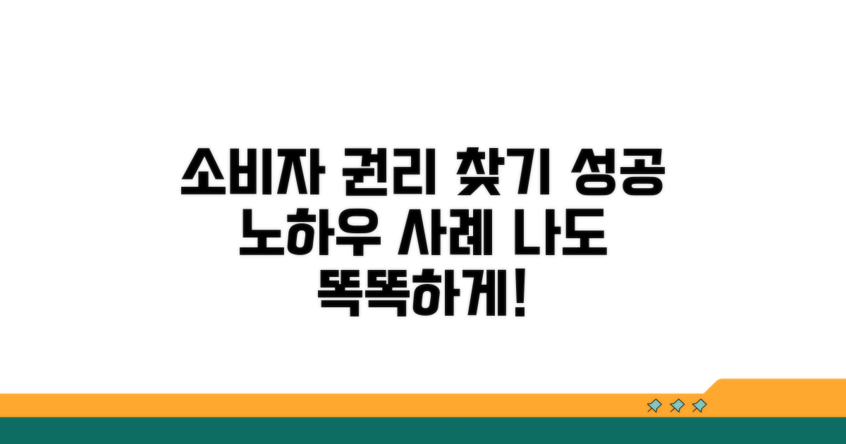 소비자 권리 찾기: 성공 사례와 노하우