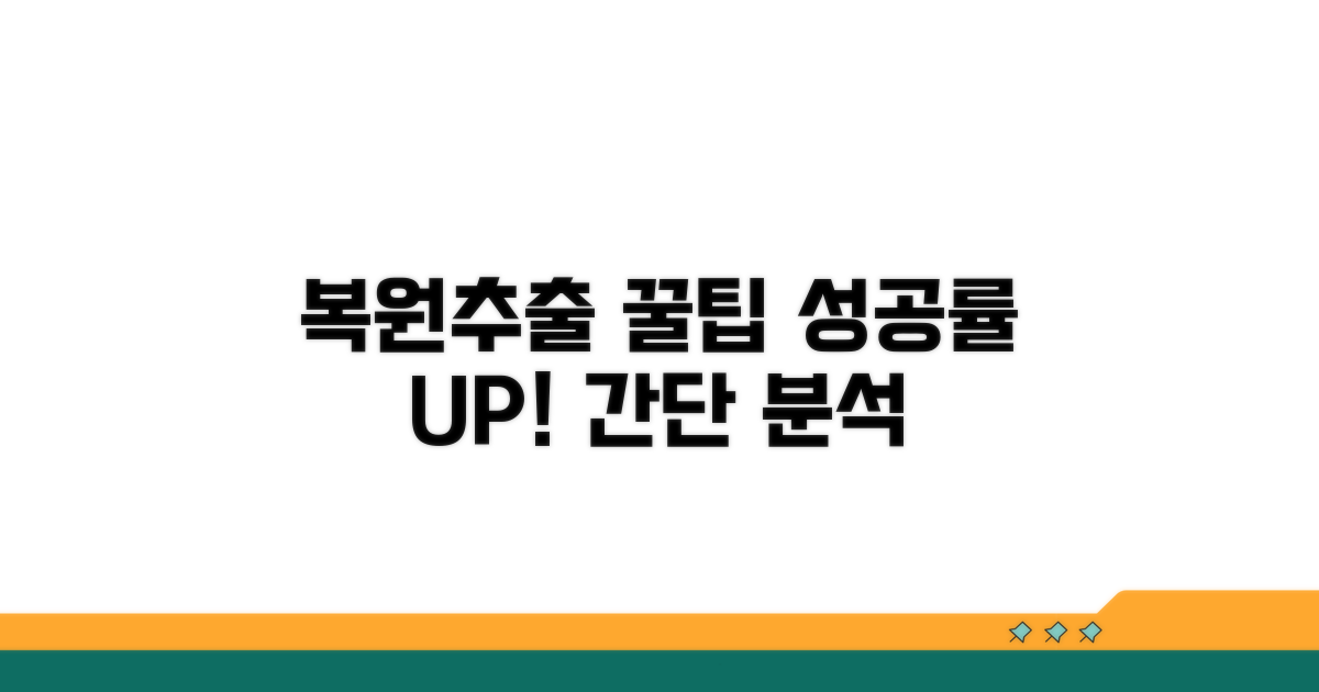 성공률 높이는 복원추출 과정
