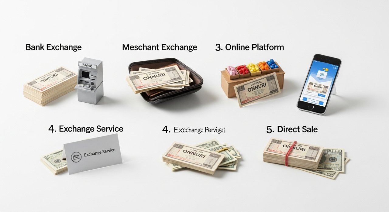 온누리 상품권 환전, 전통시장 상품권 현금 전환 5가지 방법