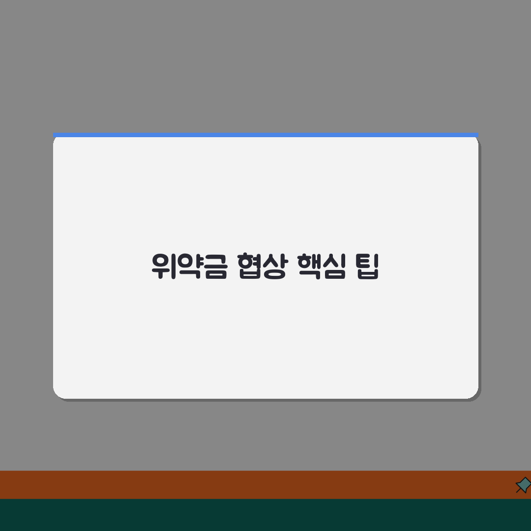 임대차계약 위약금 | 중도퇴실시 위약금 협상법 꿀팁 공유할게요!