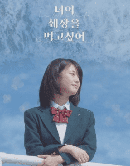 일본 감성 영화 너의 췌장을 먹고 싶어 포스터
