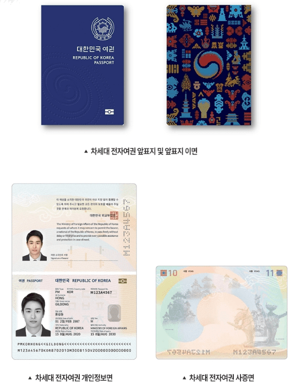 발급 완료된 여권을 수령하는 안내
